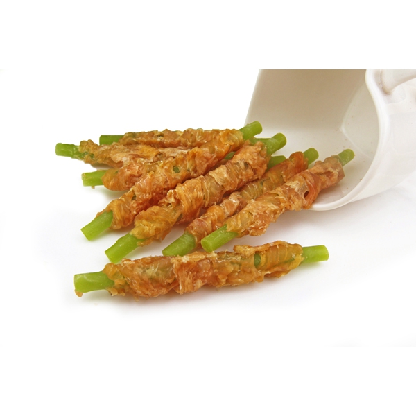 LSC-59 Spinach Dental Care Stick Twined by Chicken